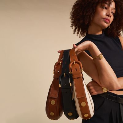 Harwell Leather Crescent Bag - ZB1916200 - Fossil