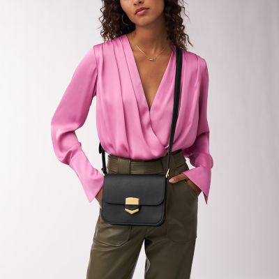 CELINE Mini Belt Grained Calfskin Leather Shoulder Bag Black - Hot Dea