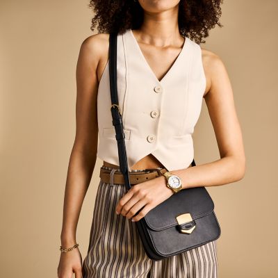 Fossil discount flap crossbody