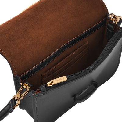 Lennox Leather Small Flap Crossbody Bag