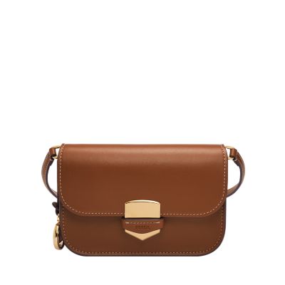 Lennox Leather Small Flap Crossbody Bag - ZB1926200 - Fossil