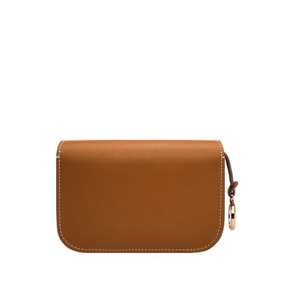 小物 moca920 Lennox Leather Small Flap Crossbody Bag - ZB1926216 - Fossil