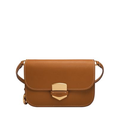 Lennox Leather Small Flap Crossbody Bag