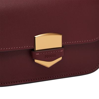 Lennox Leather Small Flap Crossbody Bag - ZB1926243 - Fossil