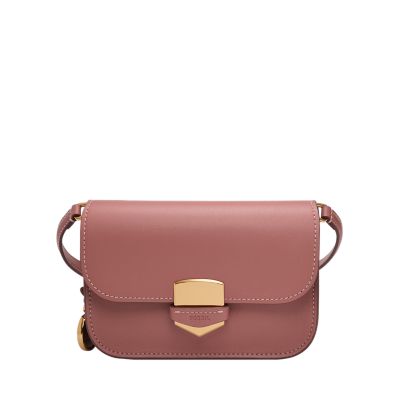 Pink Color Italian Leather Bags, Crossbody Mini Bag | Mayko Bags Black / Yes Please!