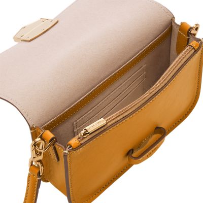 Lennox Leather Small Flap Crossbody Bag