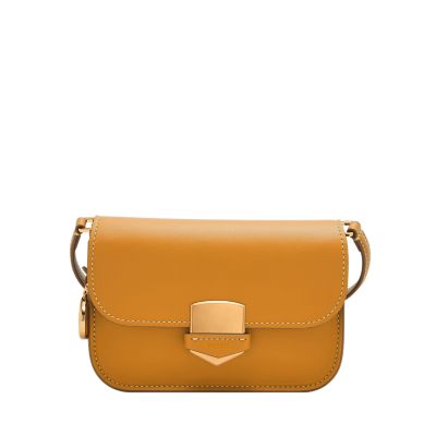 Lennox Leather Small Flap Crossbody Bag