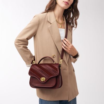 fossil heritage top handle crossbody