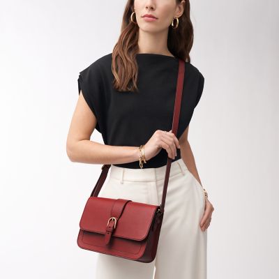 Fossil Crossbody, Black Large: Handbags