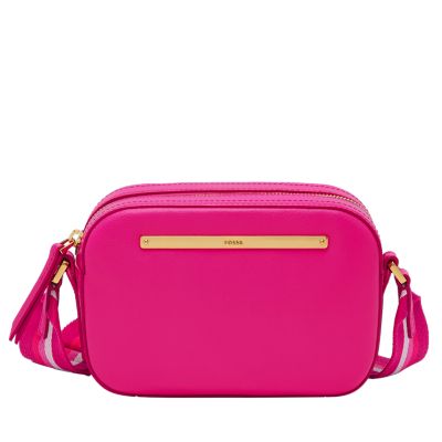 Pink Color Italian Leather Bags, Crossbody Mini Bag | Mayko Bags Pink / Not for Me