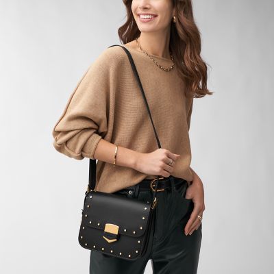 Mini Pendant Crossbody Barrel Handbag, Pu Leather Textured