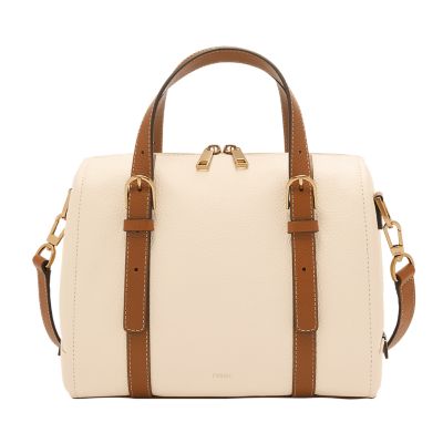 Sac double porté Carlie en cuir