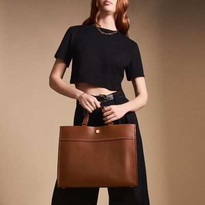 Gemma Leather Large Tote