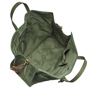 Fossil carmen 2025 shopper green