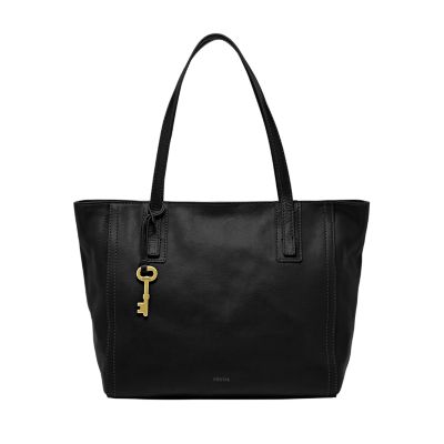 Fossil tote online black