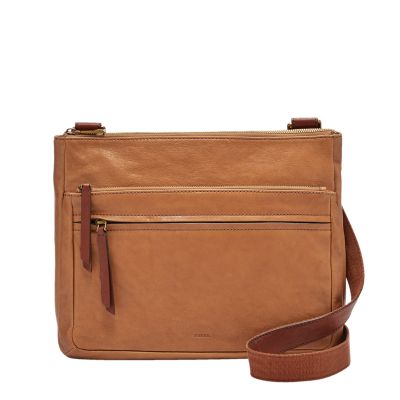 Fossil corey leather deals crossbody bag