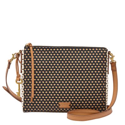 Sac porté croisé PM horizontal Emma en PVC