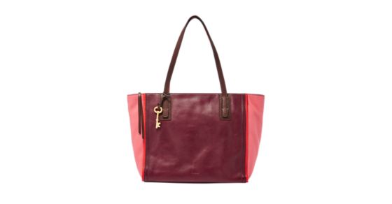 fossil emma brown tote