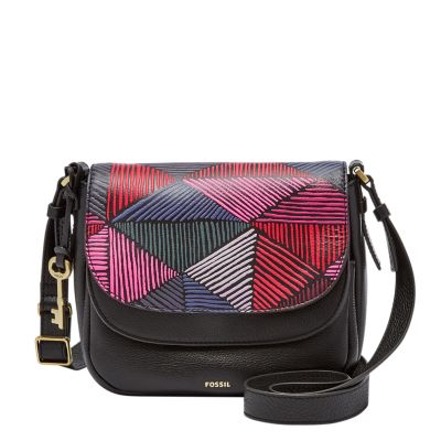 Petit sac porté croisé avec double rabats Peyton
