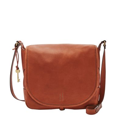 Lennox Saddle Bag Crossbody Fossil