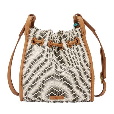 Claire Small Drawstring Crossbody - Fossil