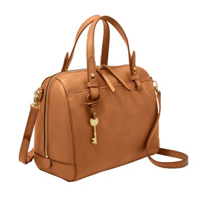 Fossil rachel hot sale leather satchel