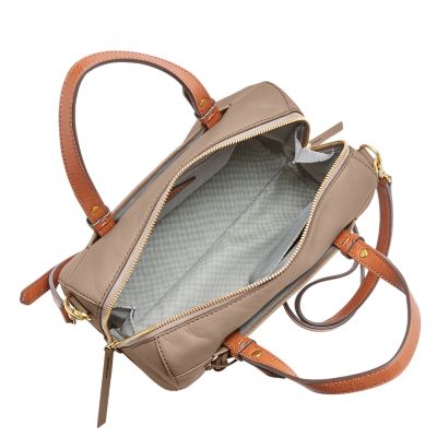 Fossil rachel 2025 satchel light taupe