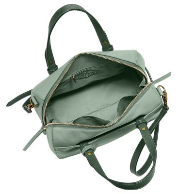 Fossil rachel satchel online leather