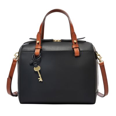 Fossil rachel hot sale leather satchel