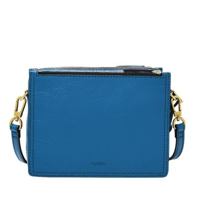 Fossil campbell crossbody horizon on sale blue