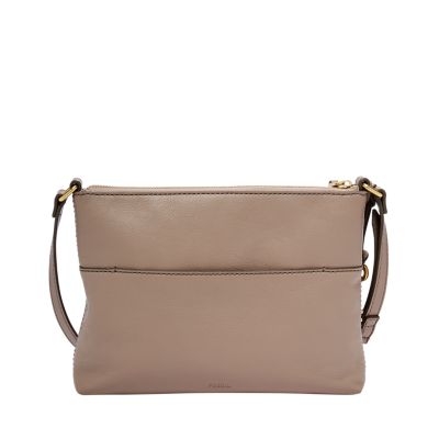 Fossil fiona large crossbody brown best sale