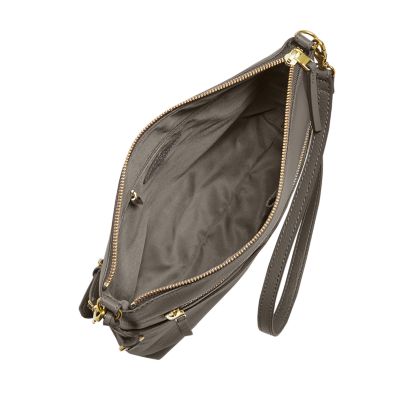 Fossil Fiona Large Crossbody Bag - Black/Gold