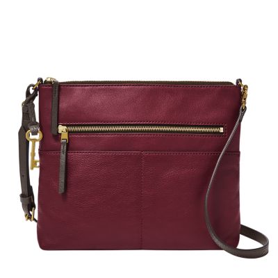 Fossil fiona crossbody fig new arrivals