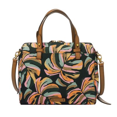 Fossil rachel discount satchel green multi