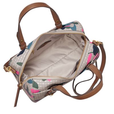 Fossil rachel best sale satchel floral