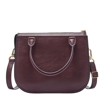 Fossil ryder satchel online orchid tint