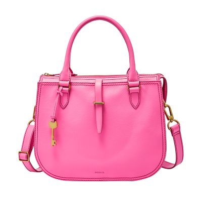 Fossil ryder satchel orchid tint hot sale