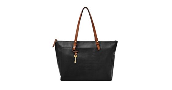 rachel tote with zipper fossil