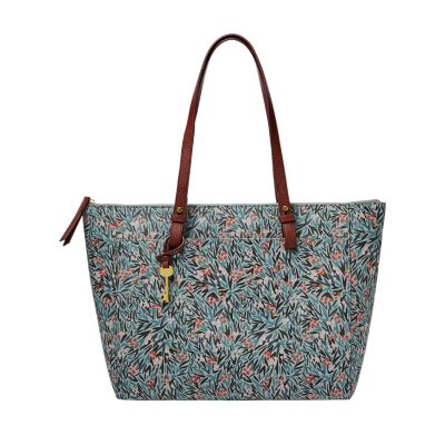 Fossil rachel deals tote floral