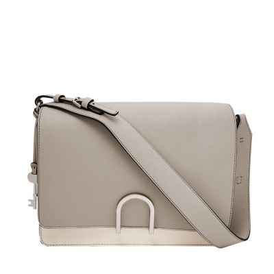 fossil finley leather shoulder bag