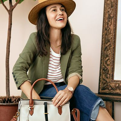 fossil ryder medium satchel