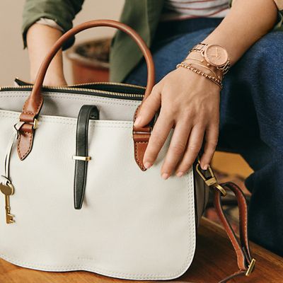 fossil ryder medium satchel