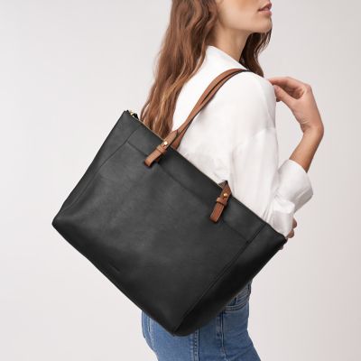 Plain White Zipper Tote Bags Online in India