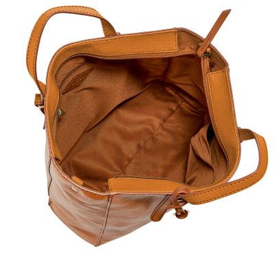 fossil camilla convertible large leather backpack