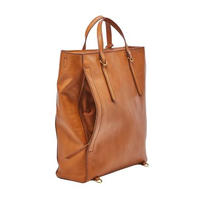 fossil camilla convertible leather backpack