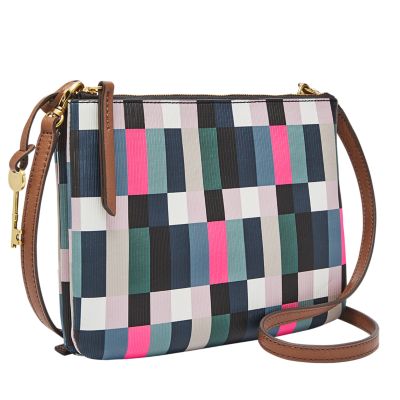 Fossil devon discount crossbody bright multi