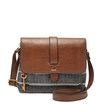 fossil kinley small crossbody black