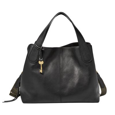 Buy Fossil Maya Brown Solid Leather Shoulder Bag For Women At Best