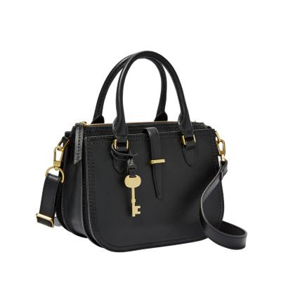 Fossil ryder deals satchel black