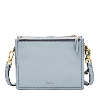 Fossil campbell hot sale crossbody blue